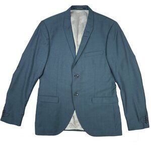 TIGER OF SWEDEN Evert 14 Wool 2B Col 33A Men's‎ Petrol Blue Blazer sz EU 52
